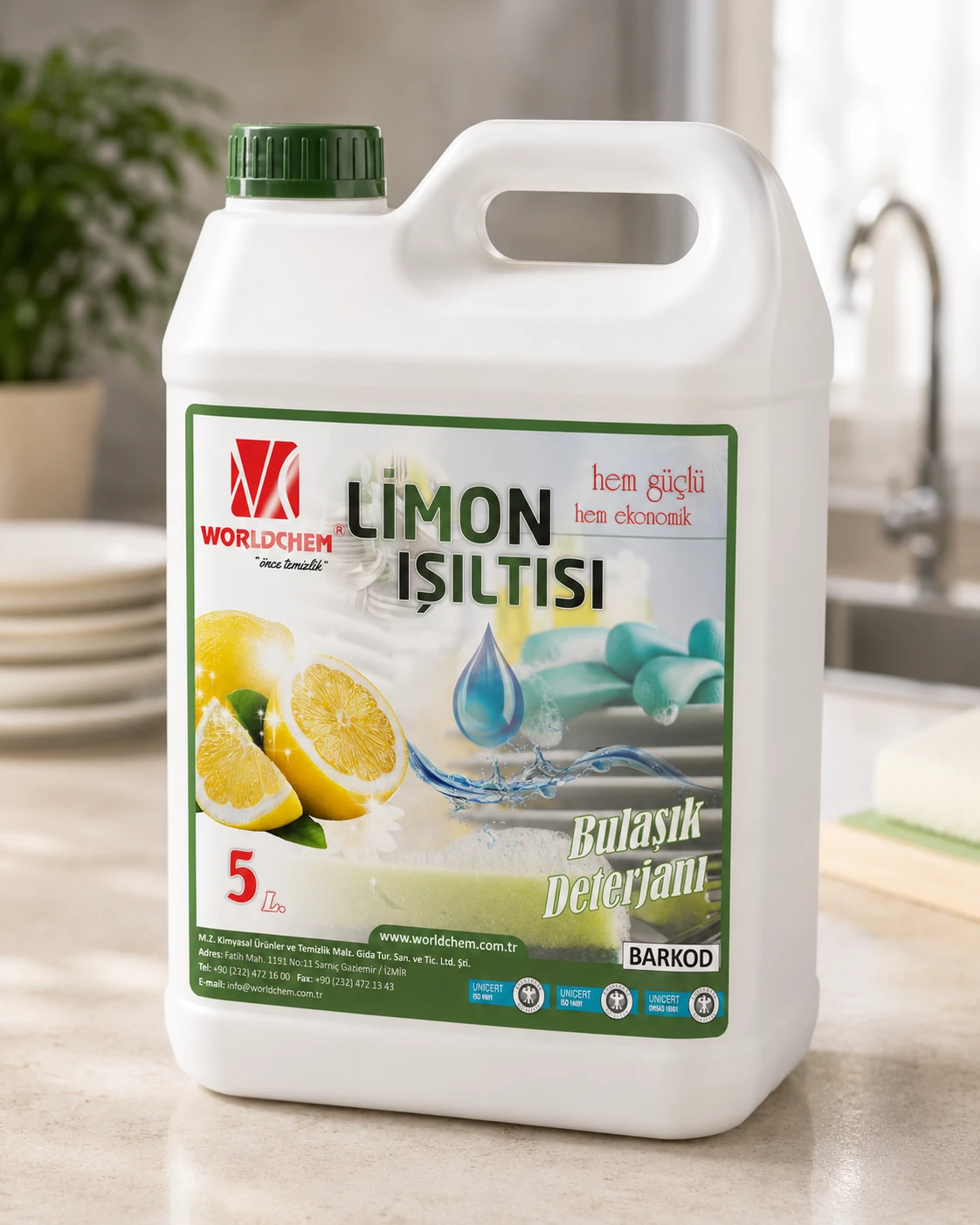 Worldchem Limon Işıltısı 5L